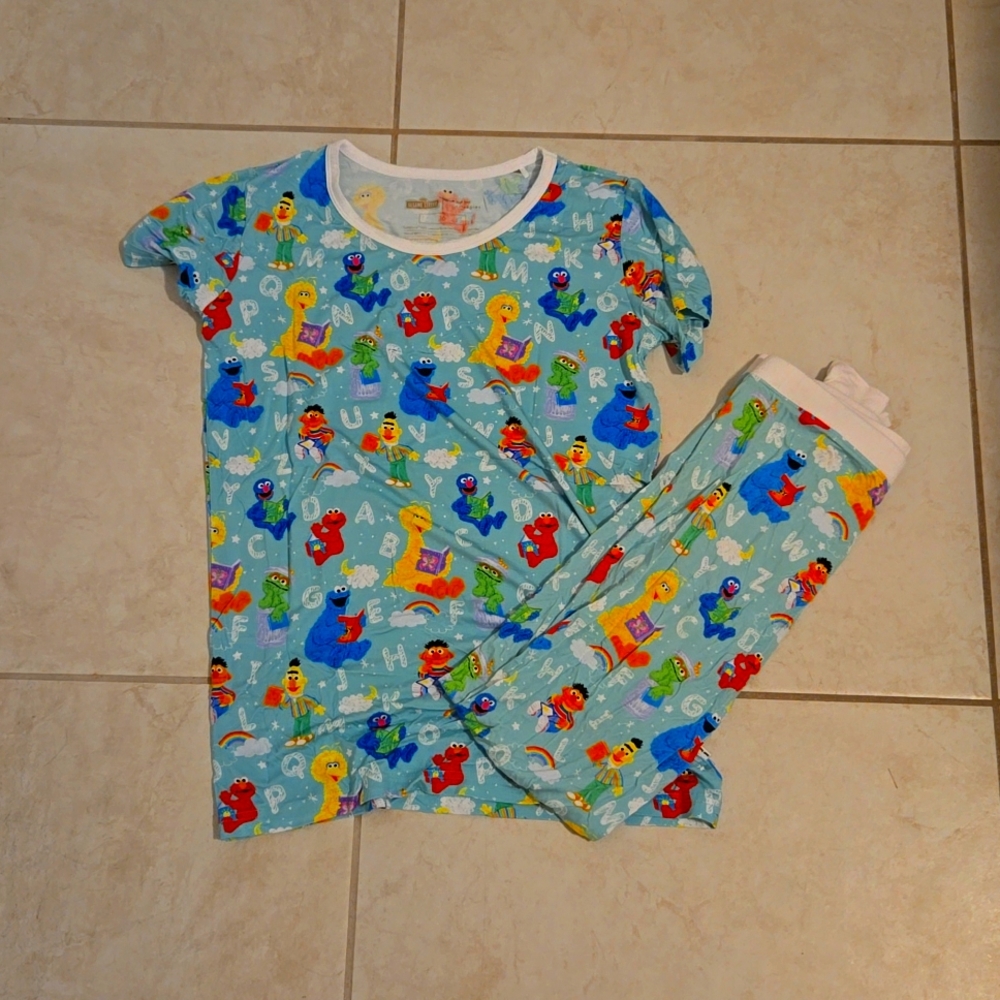 Short Sleeve Little Sleepies Sesame Street PJ set